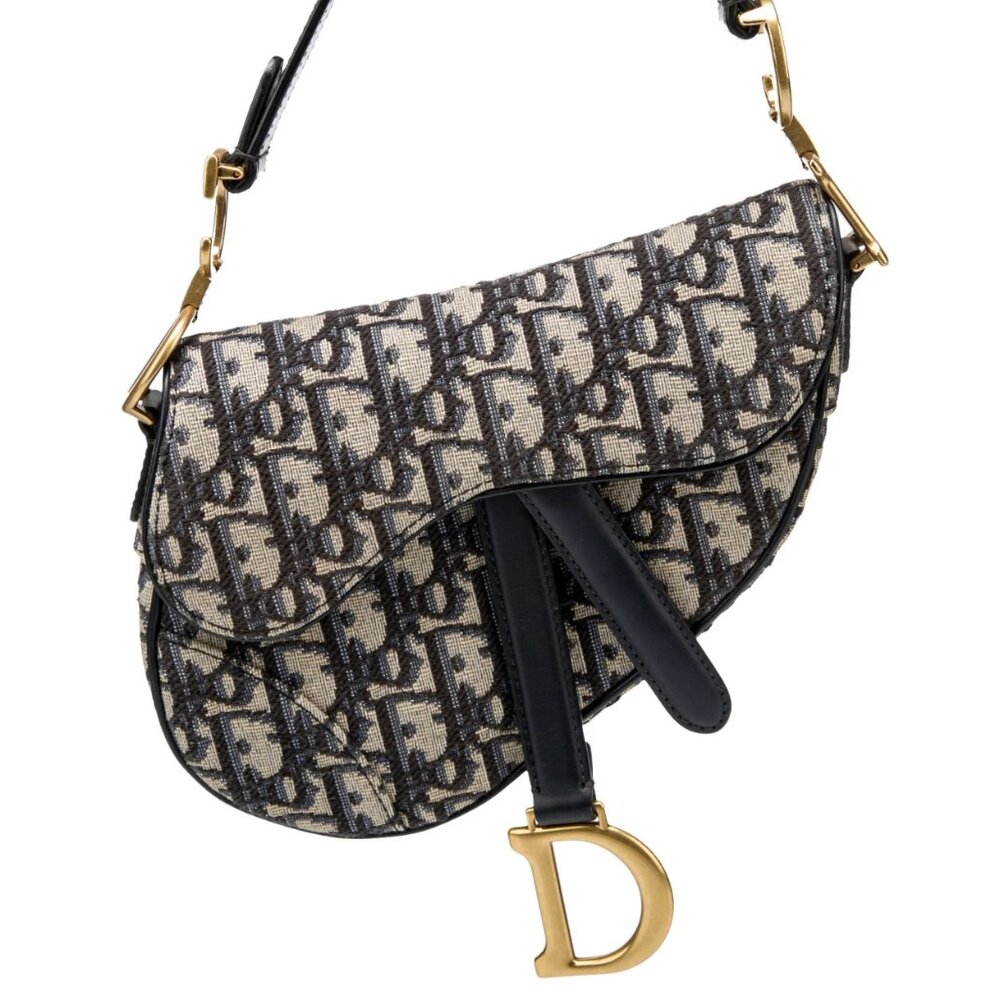 Christian Dior 2022 Mini Oblique Saddle Bag | EXCELLENT CONDITION